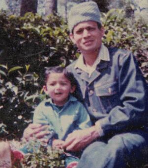 sid with appa at ooty